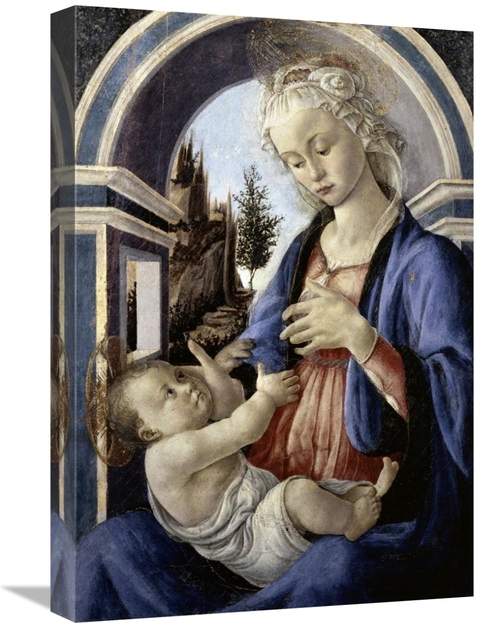 Global Gallery GCS-276813-22-142 22 in. Virgin & Child Art Print - San