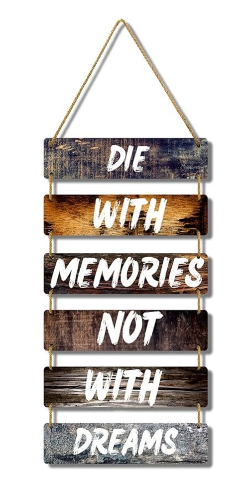 Memories Quote Wall Decor for Living Room-Wall Hangings for Home/Wall