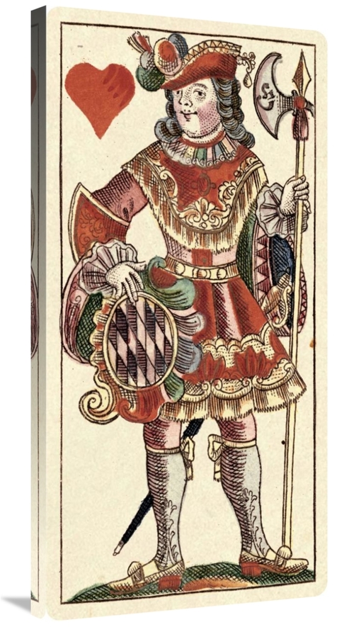 Global Gallery GCS-455063-1836-142 18 x 36 in. Knave of Hearts - Bauer