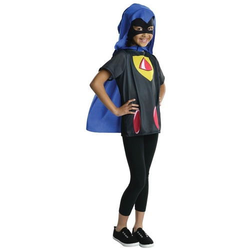 Rubies 279904 Halloween Kids Teen Titans Raven Costume Top - Large