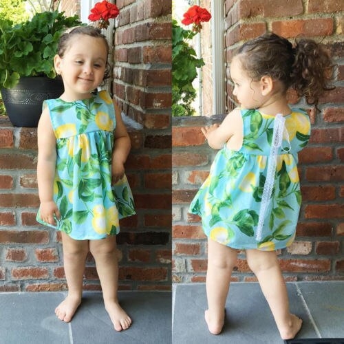 Floral Toddler Baby Kid Girls Sleeveless Princess