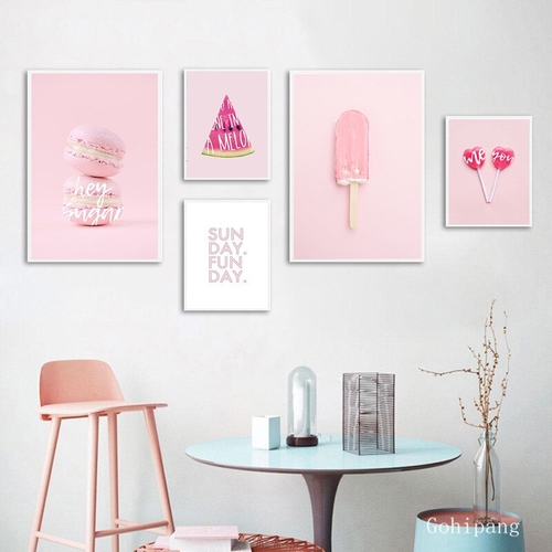 Pink Candy Ice Cream Food Picture Fashion
