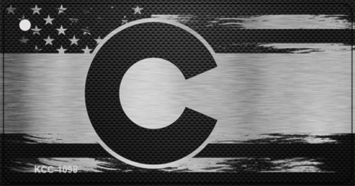 Smart Blonde KCC-1098 1.5 x 3 in. Colorado Carbon Fiber Effect Novelty