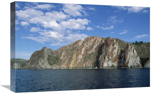 Global Gallery GCS-452494-1624-142 16 x 24 in. Red Rocks Cliffs Along 