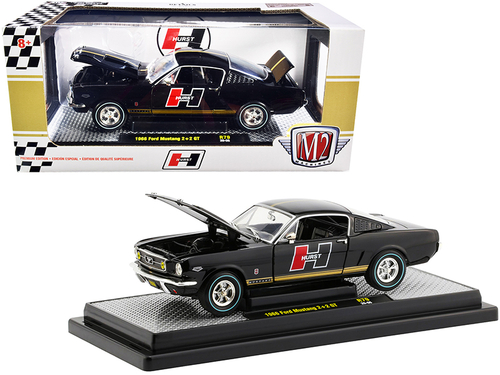 1966 Ford Mustang GT 2+2 Black with Gold Stripes \Hurst\" Limited