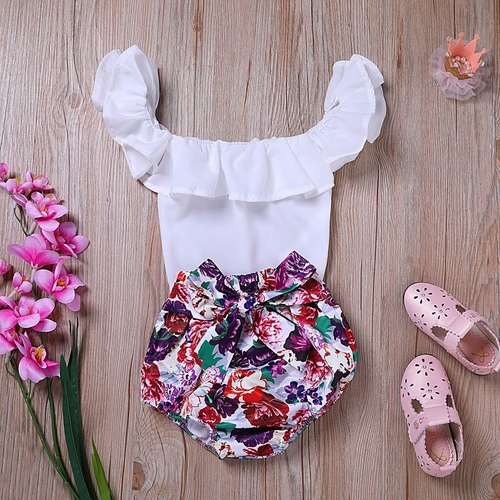 Fashion baby summer clothes Infant Baby