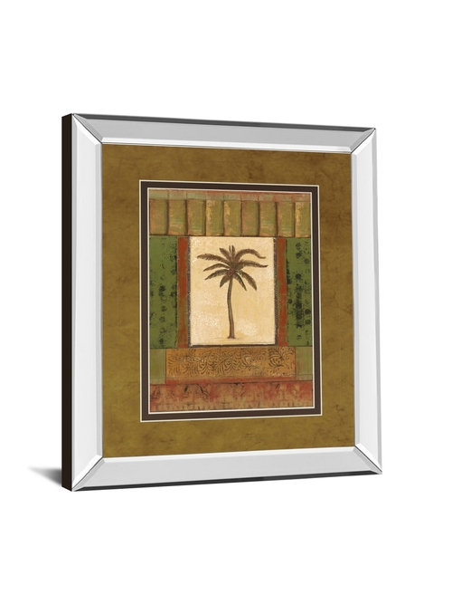 Classy Art DM5242MF 34 x 40 in. Classic Palm I by Rebecca Burton Mirro