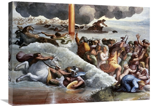 Global Gallery GCS-279525-30-142 30 in. Moses Crossing the Red Sea Art