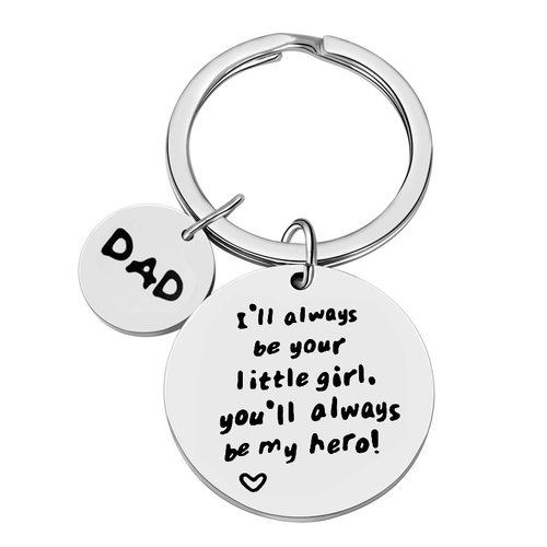 Father's Day Keychain From Daughter For Dad