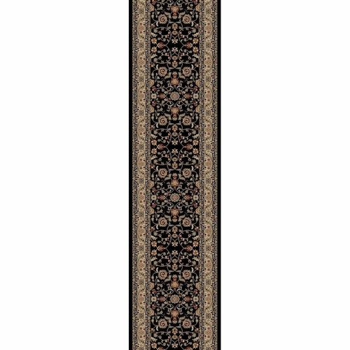 Concord Global 49336 6 ft. 7 in. x 9 ft. 3 in. Jewel Marash - Black
