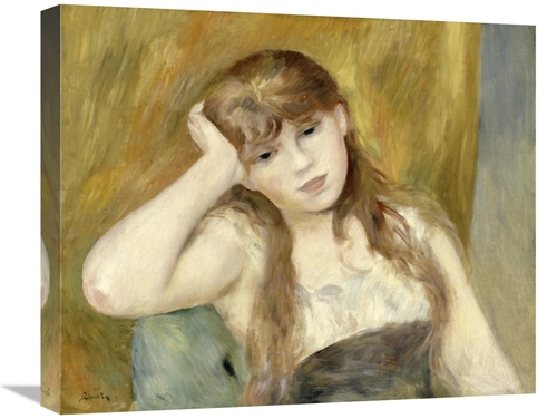 Global Gallery GCS-279696-22-142 22 in. Young Blond Girl Art Print - P