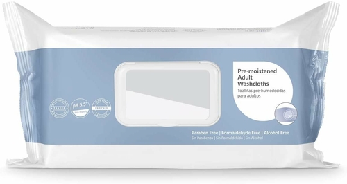 Personal Wipes. Case of 576 Pre-moistened Wipes in Soft Packs.