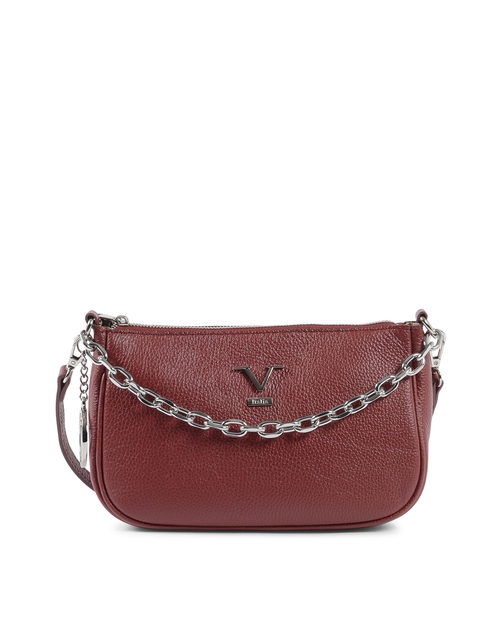 V Italia Womens Handbag Bordeaux VE1735 CERVO BORDEAUX