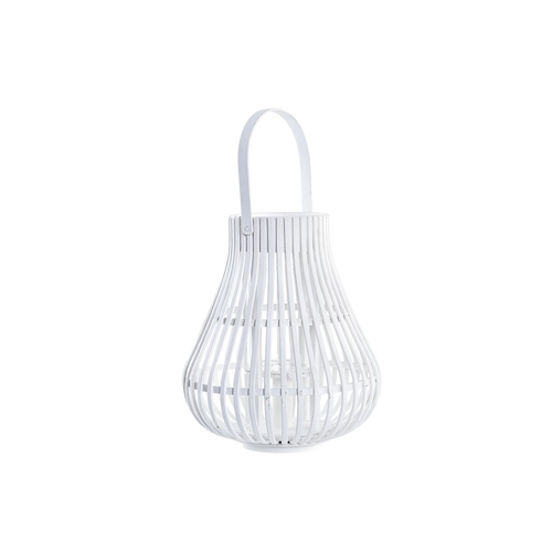 Lantern DKD Home Decor White Multicolour Metal Bamboo Crystal Urban 30