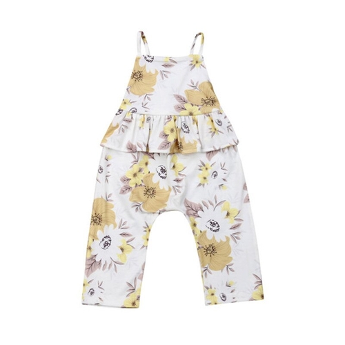 Newborn Toddler Baby Girls Jumpsuit Bodysuit