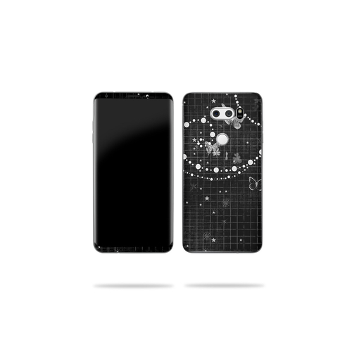 MightySkins LGV30-Black Butterfly Skin for LG V30 - Black Butterfly