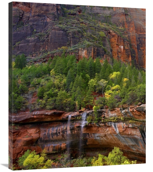 Global Gallery GCS-452141-36-142 36 in. Cascades At Emerald Pools,