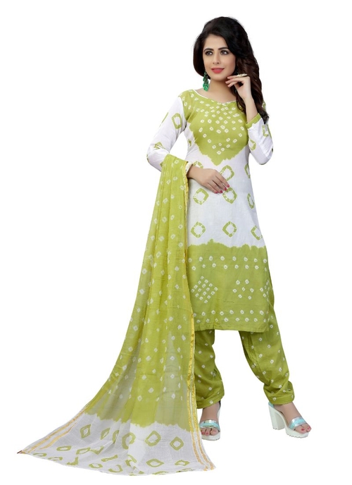 Generic Women's Satin Cotton Salwar Material