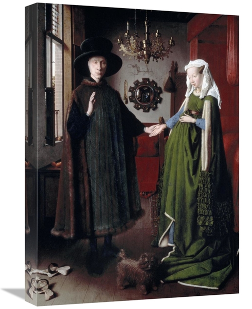 Global Gallery GCS-281263-22-142 22 in. Arnolfini Portrait Art Print -