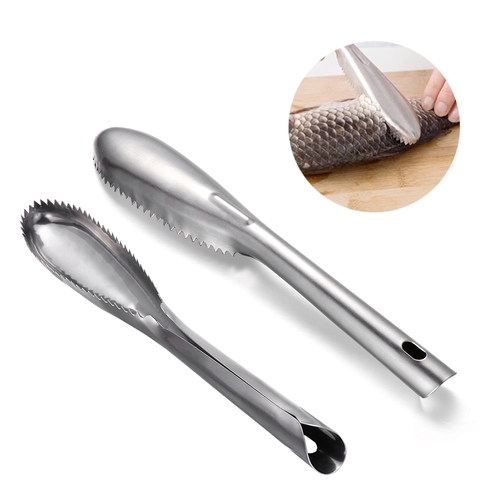 1PC Silver Stainless Steel Cleaning Fish Scale
