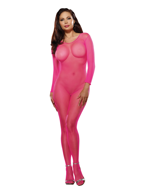 Bodystocking - Neon Pink - Queen Size