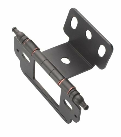 Full Inset Hinge  Partial Wrap  .75 in. Door Thickness  Minaret Tip - 