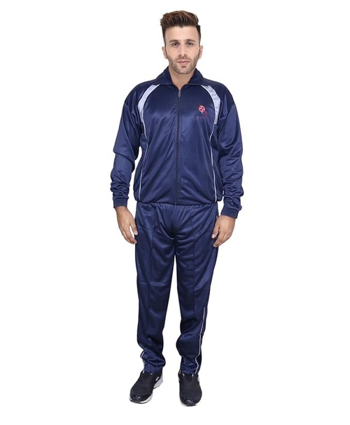 Mens Polyester Warm Track Suit for Winters (Size-42) (Color-NAVY BLUE)