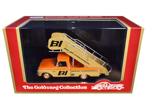 1965 Ford Airport Stairs Truck \Braniff International\" Orange and