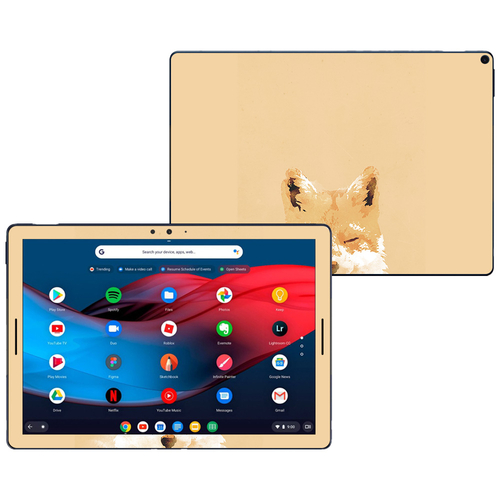 MightySkins GOPIXSL-Smiling Fox Skin for Google Pixel Slate 12.3 in. 2