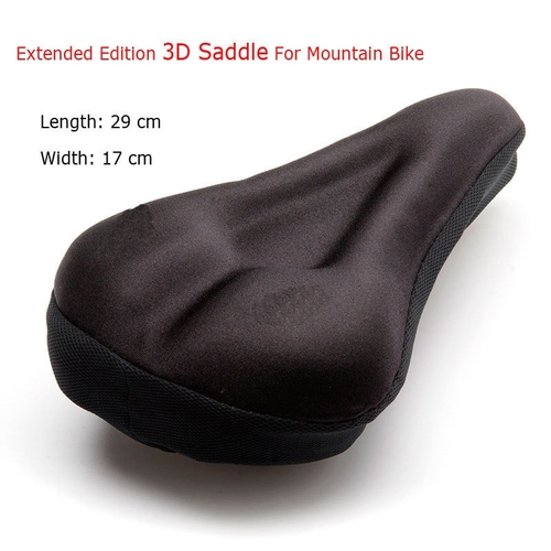 3D Silicone Lycra Nylon & Gel Bike Bicycle Saddle