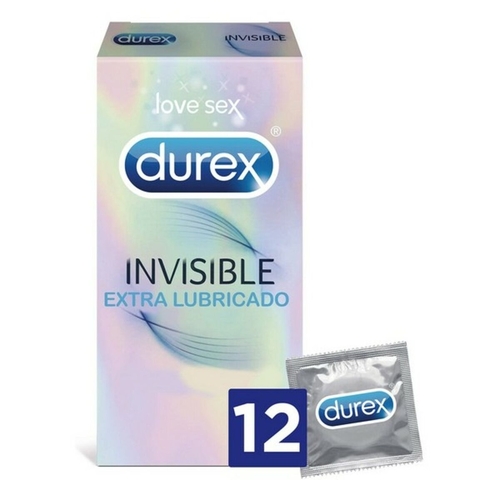 Invisible Extra Lubricated Condoms Durex 5052197049169 24 Units (12