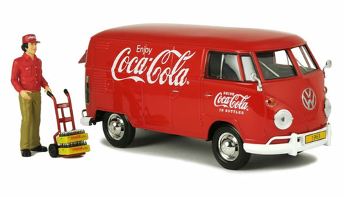 Motor City 424062 Coca-Cola - 1963 Volkswagen Type 2 T1 Delivery - Red