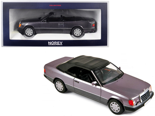 1990 Mercedes Benz 300 CE-24 Cabriolet Metallic Purple 1/18 Diecast