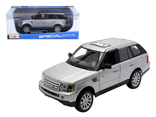 Range Rover Sport Silver 1/18 Diecast Model Car by Maisto