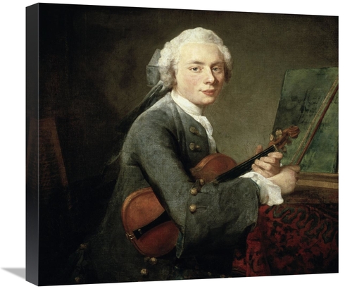 Global Gallery GCS-277084-22-142 22 in. Young Man with a Violin Art Pr