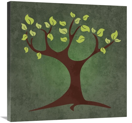 Global Gallery GCS-398819-3030-142 30 x 30 in. Tree Summer Art Print -