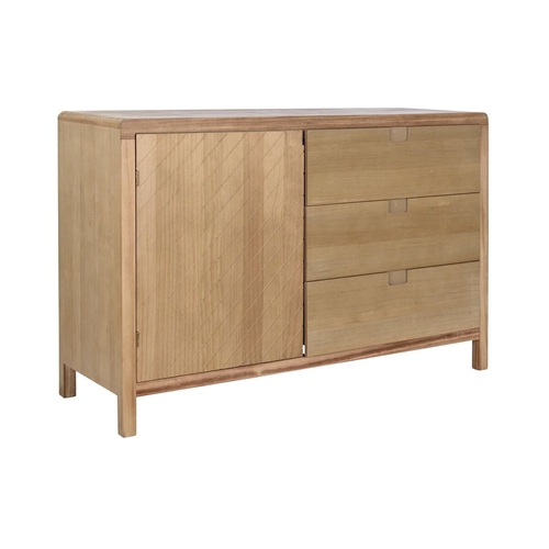 Sideboard DKD Home Decor Multicolour Light brown Wood Pinewood MDF