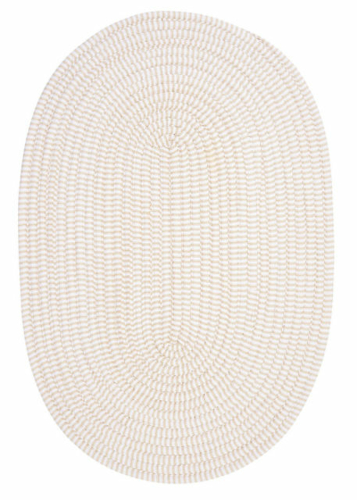 Colonial Mills Rug TK10R084X108 Ticking Stripe- Canvas 7 ft. x 9 ft. B