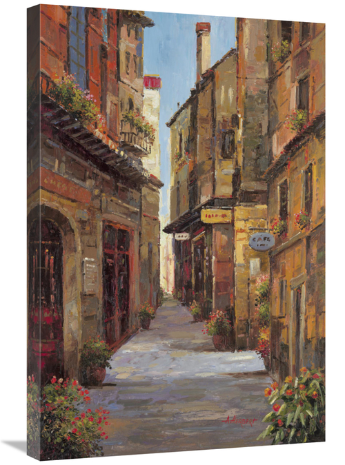 Global Gallery GCS-131033-2030-142 20 x 30 in. Village Alleyway Art Pr