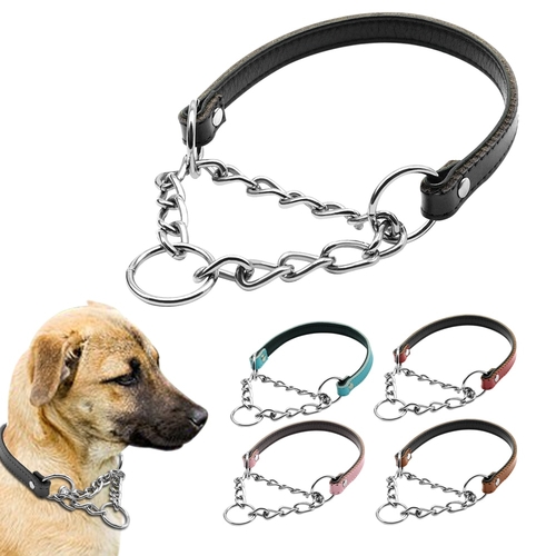 5 Colors Martingale Dog Collar Half Choke Chain
