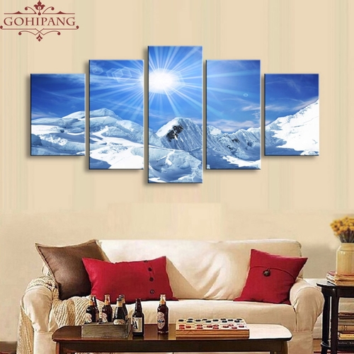 Printed Posters Home Decor Modular 5 Pcs
