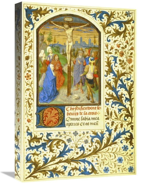 Global Gallery GCS-282421-22-142 22 in. The Crucifixion - Book of Hour