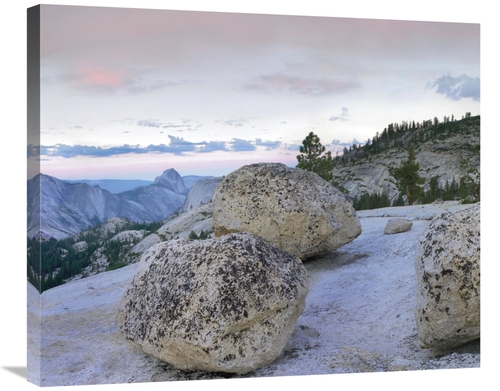 Global Gallery GCS-397038-30-142 30 in. Granite Boulders & Half Dome a