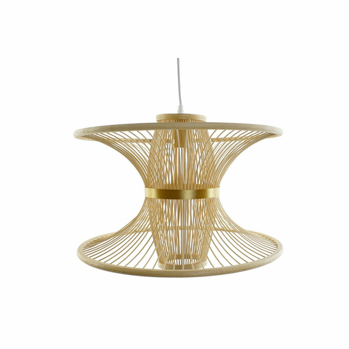 Ceiling Light DKD Home Decor Multicolour Golden Light brown Wood