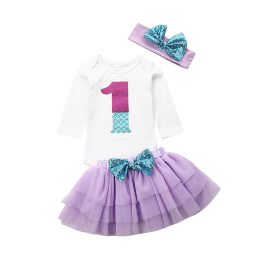 Newborn Baby Girl 0 24M Birthday Clothes Sets