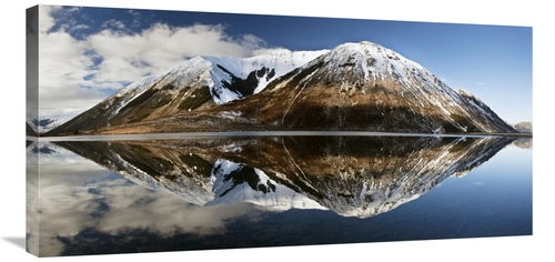 Global Gallery GCS-397808-1836-142 18 x 36 in. Mountains Reflecting in