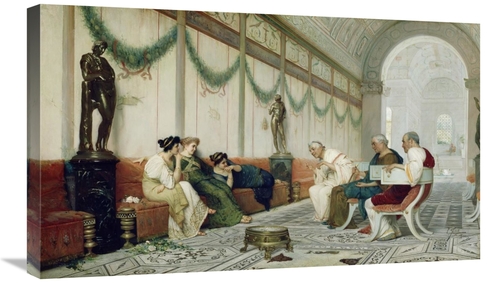 Global Gallery GCS-459876-30-142 30 in. Interior of Roman Building wit