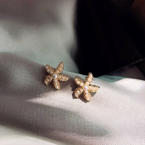 Elegant Starfish Earrings