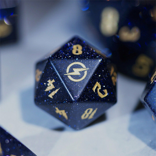 Blue Gaming Dice