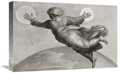 Global Gallery GCS-279535-22-142 22 in. Sun & Moon Art Print - Raphael